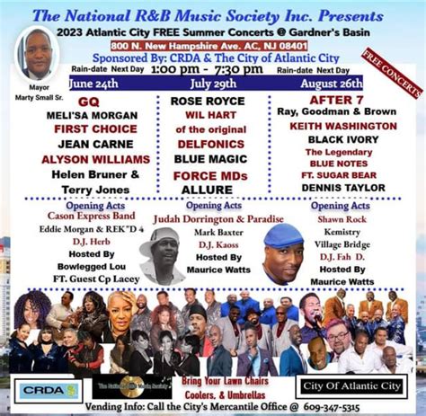 gardner's basin events|The City of Atlantic City Free Summer Concert @ Gardner's .